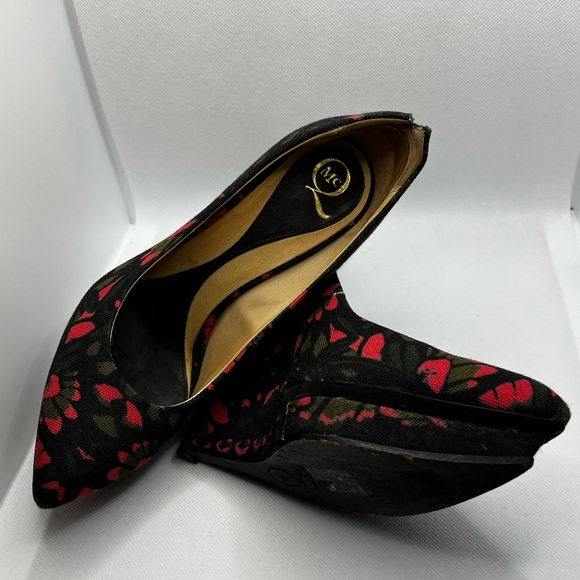 NWOT Alexander McQueen Camo Cantilever Heels Wedge Platforms McQ Pumps - Picture 8 of 9